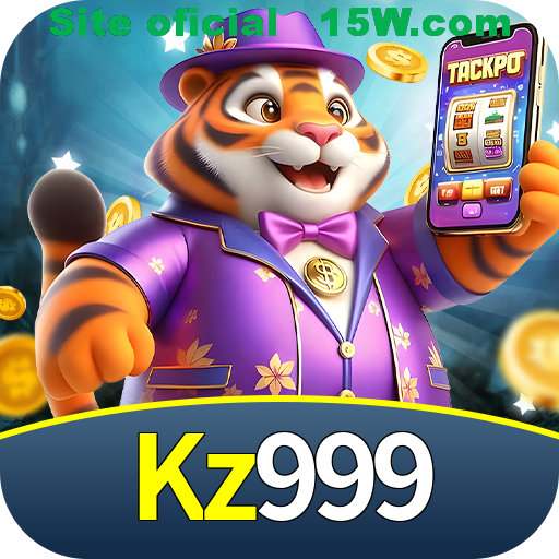 Imagem promocional da Kz999 mostrando a plataforma e suas vantagens